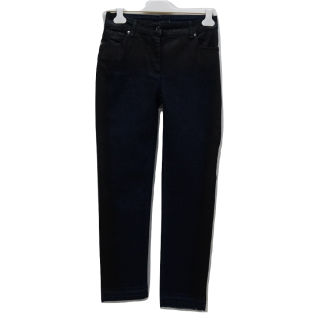 Calças de Ganga com Efeito de Cor Lateral