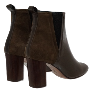 Botins Intropia Verniz/Tecido