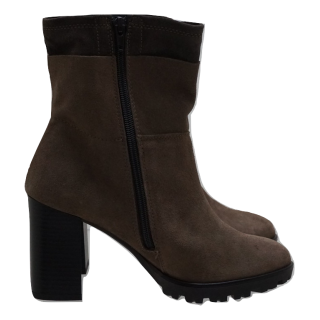 Botins Tosca Blu de Camurça com Salto