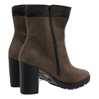 Botins Tosca Blu de Camurça com Salto