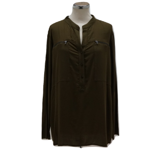 Túnica Kaki com Fechos