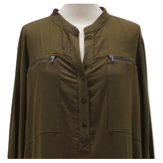 Túnica Kaki com Fechos