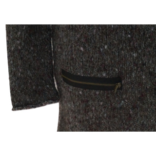 Vestido de Malha Castanho Peter Murray