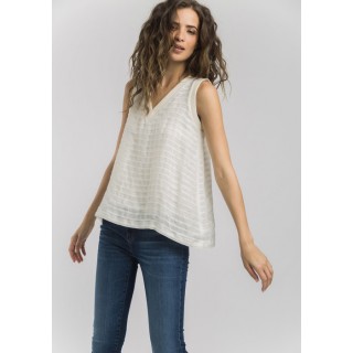 Top decote V Albaconde