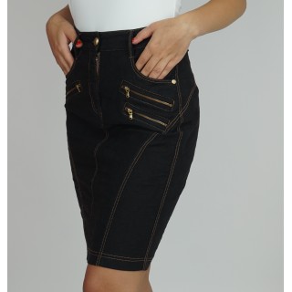 Saia tecido lavrado com fechos Albaconde