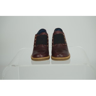 Sapatos de rampa bordeaux Amishoes