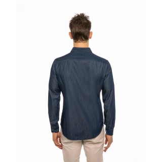 Camisa azul de algodão AT.P.CO