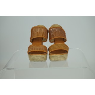 Sandálias de rampa camel Baltarini