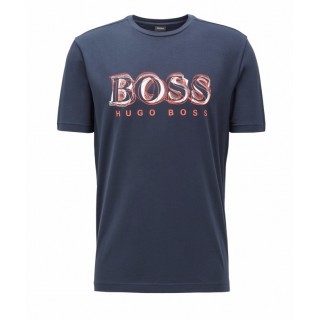 T-shirt com lettering Hugo Boss