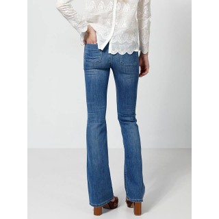 Calças de Ganga Boca de Sino Intropia