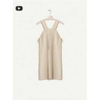 Vestido com Linho e Laços Intropia