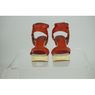 Sandálias de rampa vermelhas Intropia