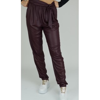 Calças fluídas com laço OKY