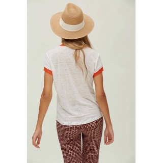 T-shirt decote em V OKY