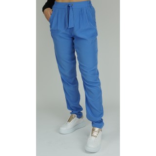 Calças fluídas azuis OKY