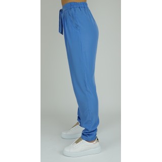Calças fluídas azuis OKY