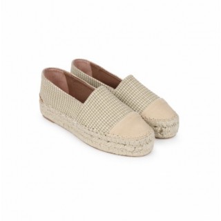 Sapatos sola de corda e pele Polka Shoes