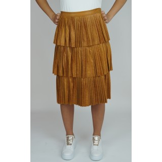 Saia com folhos Patrizia Pepe