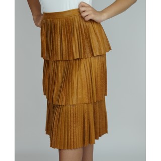 Saia com folhos Patrizia Pepe