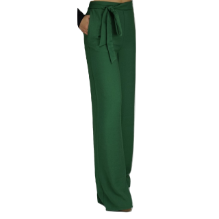 Calças Largas com cinto Silvian Heach