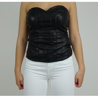 Top caicai Pele sintética Silvian Heach