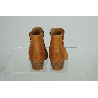 Botins de pele Camel - Fabricado em Portugal