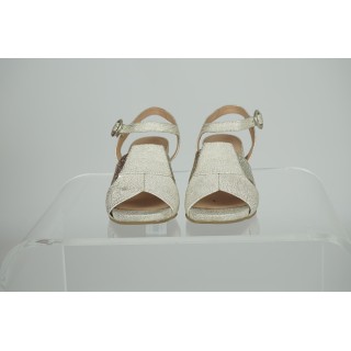 Sandálias Salto médio douradas Softwaves