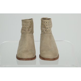 Botins Rasos Beges Tosca Blu