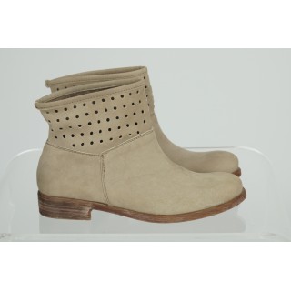 Botins Rasos Beges Tosca Blu