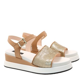 Sandálias com sola alta de borracha Tosca Blu