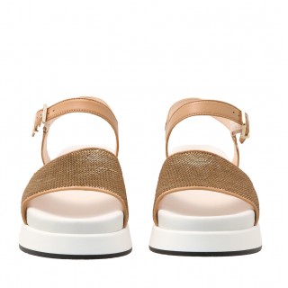 Sandálias com sola alta de borracha Tosca Blu