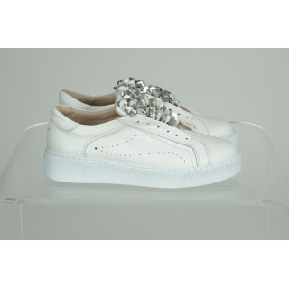 Sapatilhas sem cordões com aplicações Tosca Blu