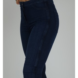 Calças justas de ganga com fechos Twin Set