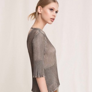 Túnica de fio Lurex Twin Set