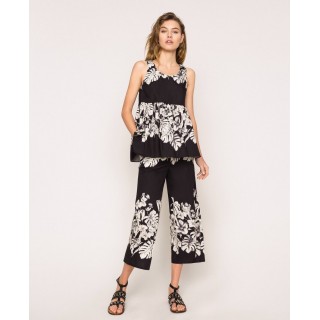 Calças Curtas Padrão Floral Twin Set