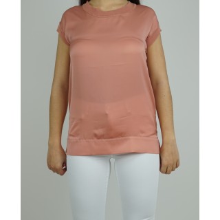 Top Rosa com malha Twin Set